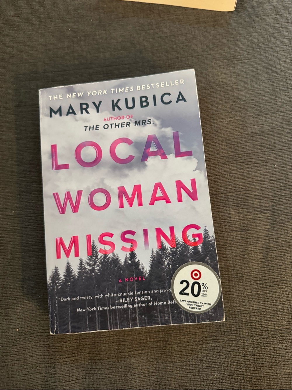 Local Woman Missing by Mary Kubica - Pink/Gray Cover